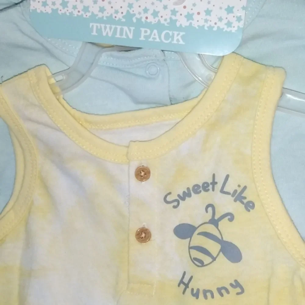 Pooh & Friends Baby Boy Romper, 2 Pack